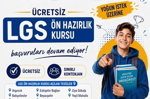 Büyükşehir’den gençlere TYT, LGS ve YDS kursları