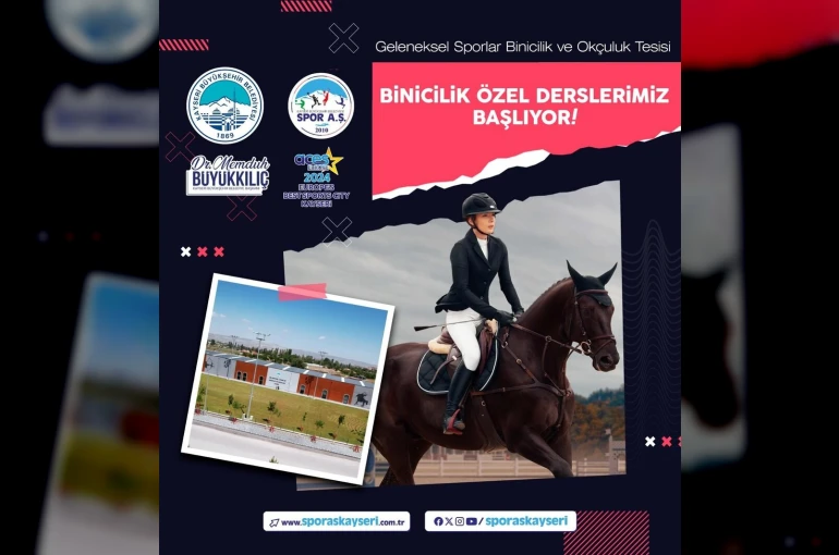 Büyükşehirin binicilik eğitimlerinde özel ders kayıtları başladı