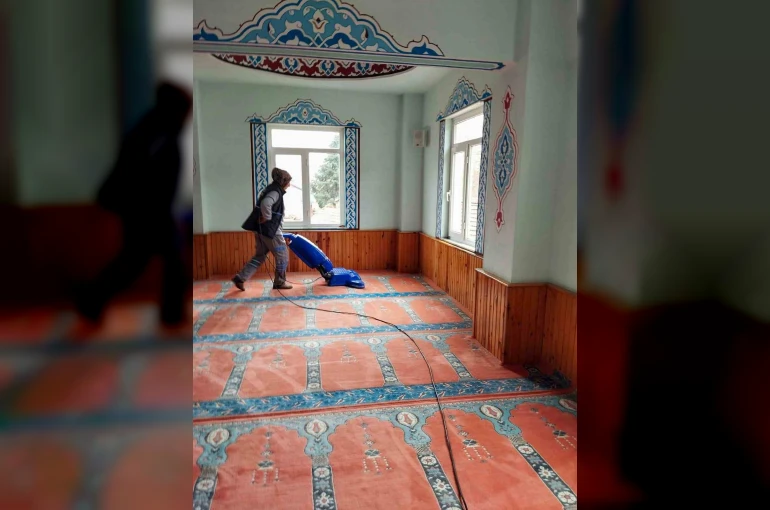 Çameli’de camiler Ramazan ayına hazırlanıyor
