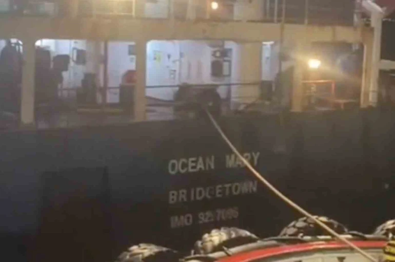 Çanakkale Boğazı’nda kuru yük gemisinde makine arızası