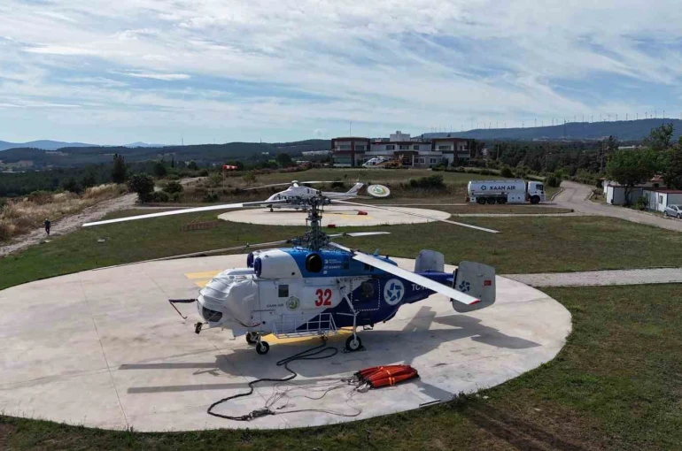 Çanakkale’de ateş savaşçıları 1 İHA, 4 Uçak, 6 Helikopter, 89 arazöz ve 1123 personel ile yangın sezonuna hazır