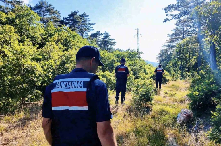 Çanakkale’de orman yangınlarına karşı jandarma ekipleri sahada