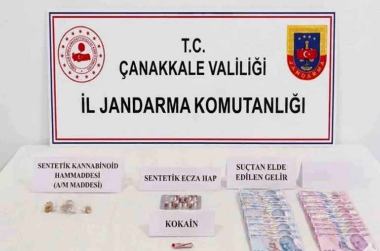 Çanakkale’de uyuşturucu operasyonu: 3 şüpheli tutuklandı