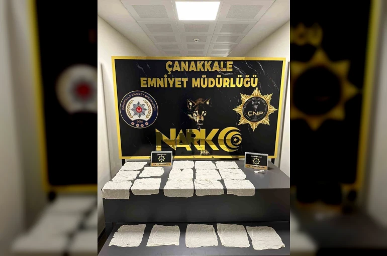 Çanakkale’de uyuşturucu operasyonuna 2 tutuklama