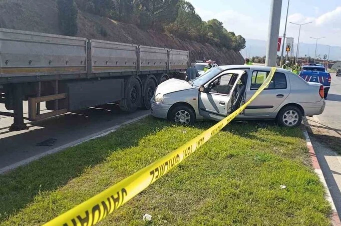 Çan‘da trafik kazası: 1 ölü 1 yaralı
