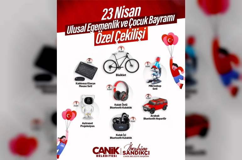 Canik Belediyesinden hediye yağmuru