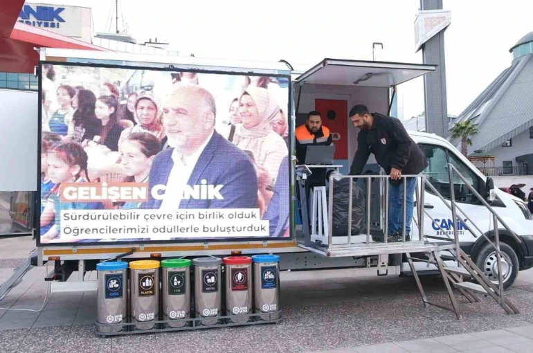 Canik’te atıklar dönüşüyor aile bütçesine katkı sağlıyor