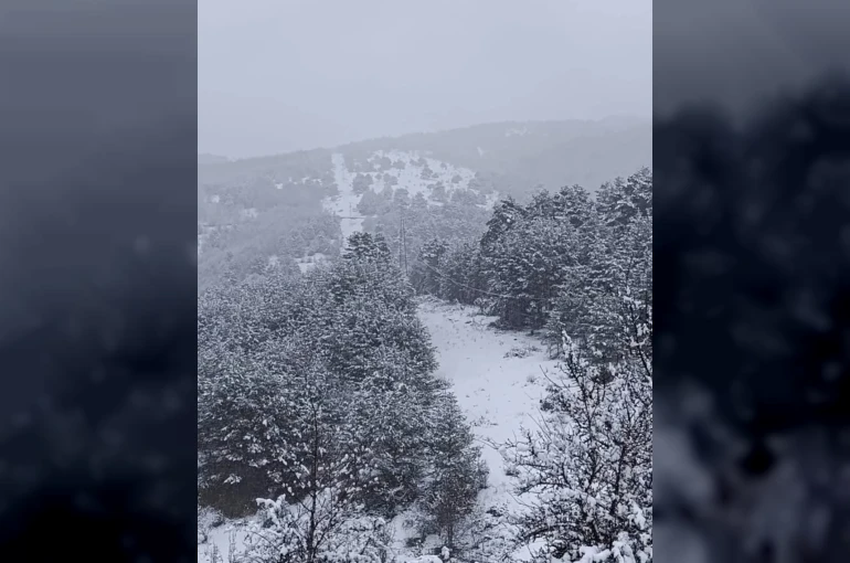 Çankırı’da kar yağışı etkili oldu