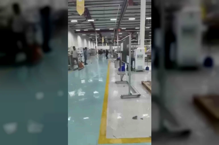Çankırı’da sağanak etkili oldu: Fabrikayı su bastı