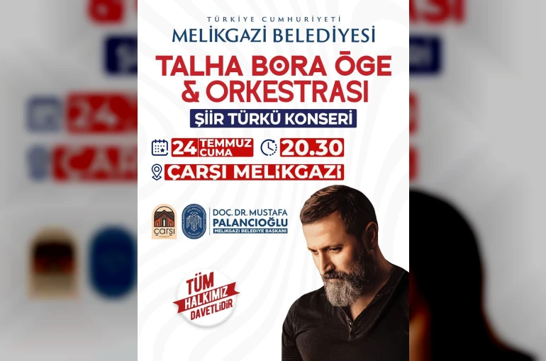 Çarşı Melikgazi’de şiir ve türkü sesleri yükselecek