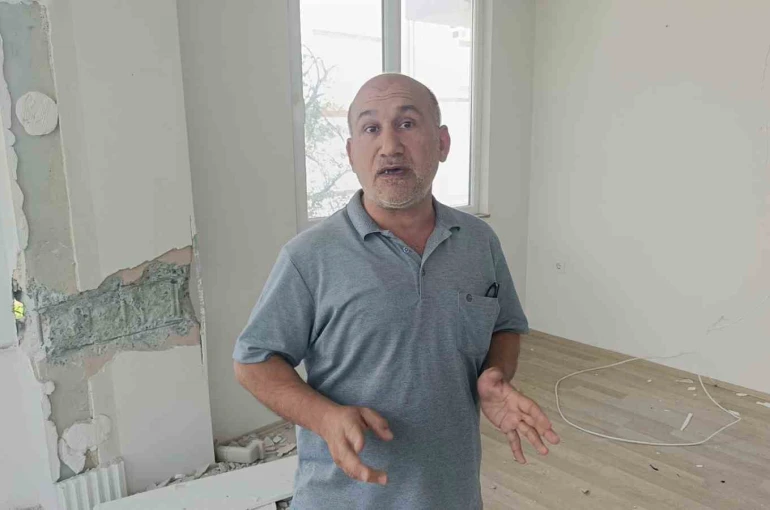 Çatlaklardan ışık görülen apartmanda korku dolu yaşam