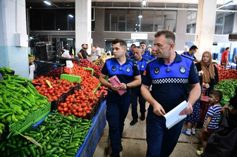 Çayırova’daki pazarlarda elektronik tartı dönemi