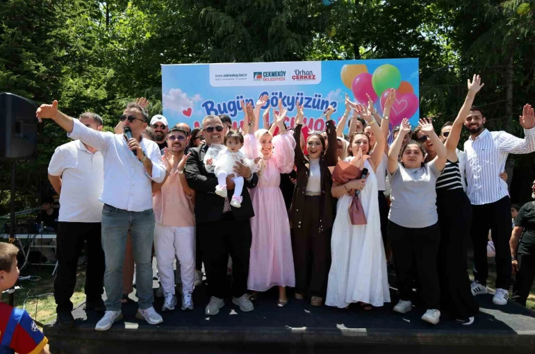 Çekmeköy’de Cemre Alya’ya tedavi yolculuğu öncesi anlamlı uğurlama