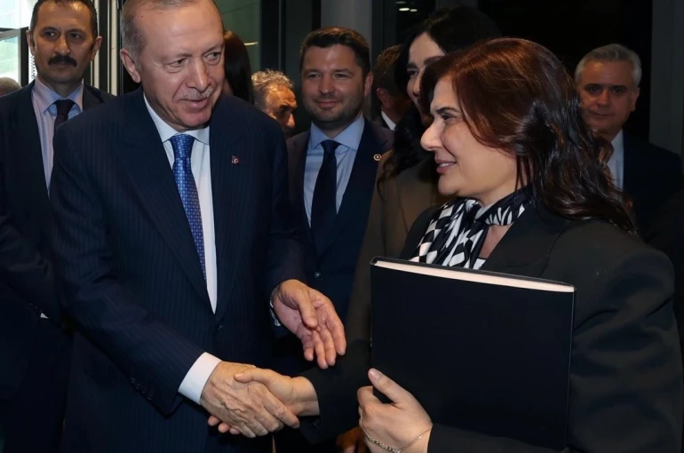 Çerçioğlu projelerini Cumhurbaşkanı Erdoğan’a sundu