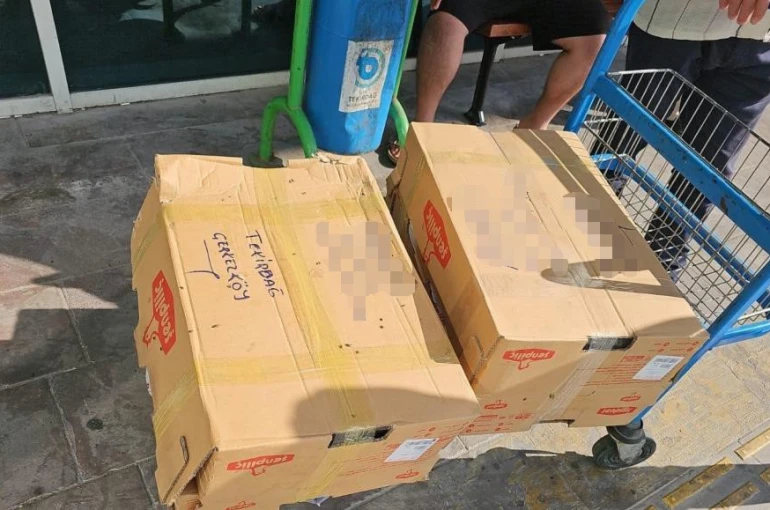 Çerkezköy Otogarı’nda sağlıksız şartlarda taşınan kırmızı etlere el konuldu