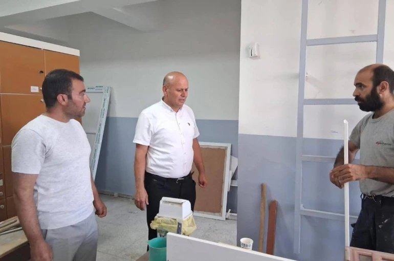 Çermik’te okullar yeni eğitim ve öğretim yılına hazırlanıyor