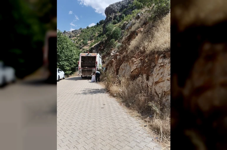 Çermik’te turizm bölgesinde temizlik