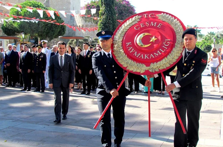 Çeşme’de "Gaziler Günü" törenle kutlandı