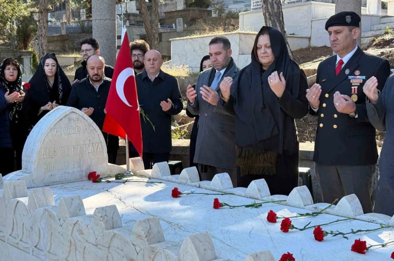 Çetinkaya, ölümünün 77’nci yıl dönümünde yad edildi