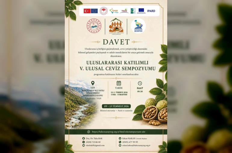 Cevizde verim ve kaliteyi artırmaya yönelik bilimsel çalışmalar Bahçesaray’da masaya yatırılacak 