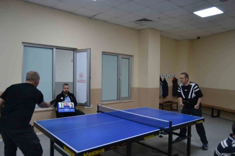Ceza İnfaz Personeli günü masa tenisi turnuvasıyla kutlandı