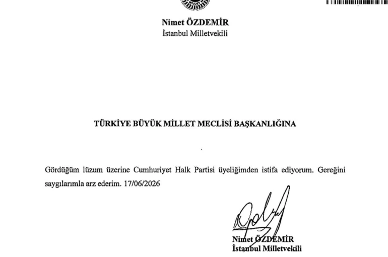 CHP İstanbul Milletvekili Nimet Özdemir partisinden istifa etti