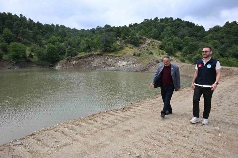 Çiftçinin su kaynağı yeniden hayat buldu