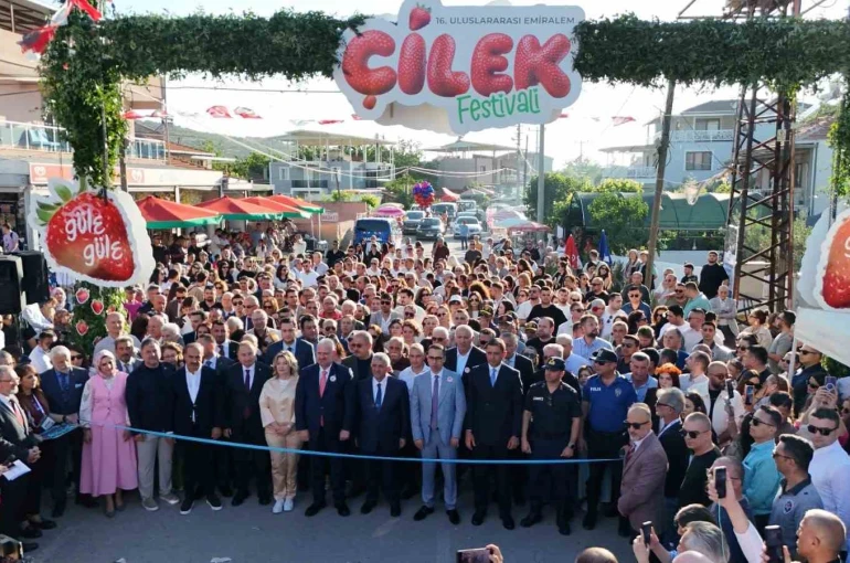 Çilek tadında festival, milyonu aşkın misafir ağırladı