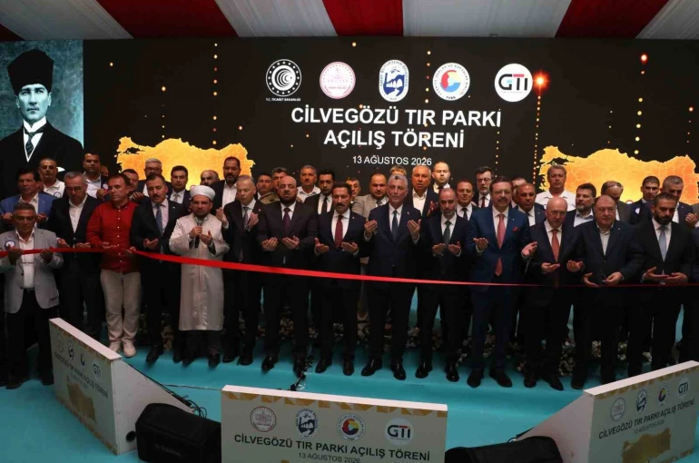 Cilvegözü’nde bin 200 tır kapasiteli tır parkının açılışı gerçekleştirildi
