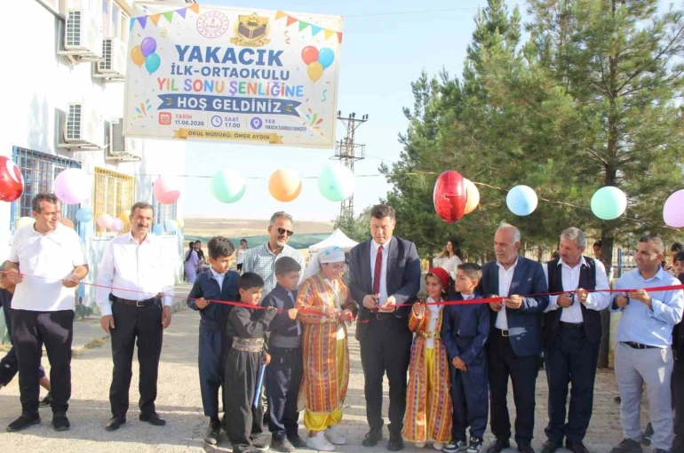 Cizre Yakacık İlk ve Ortaokulunda yıl sonu şenliği