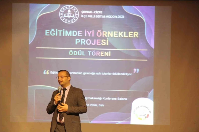 Cizre’de Eğitimde İyi Örnekler Projesi ödül töreni