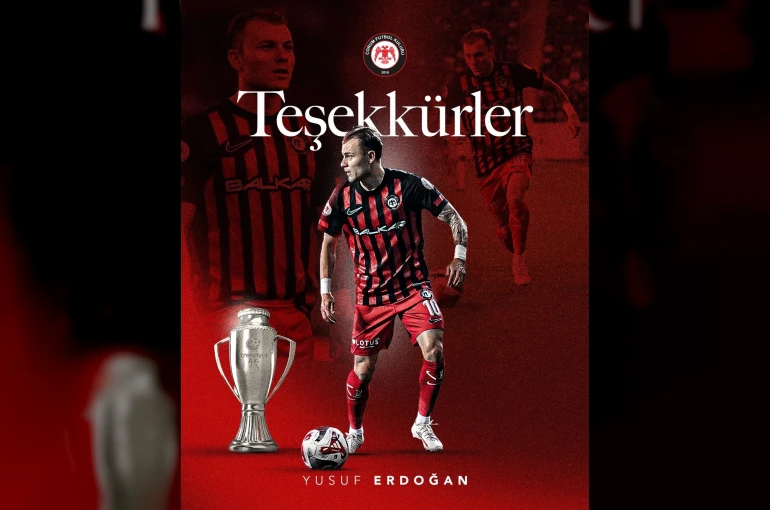 Çorum FK, takım kaptanı Yusuf Erdoğan ile yollarını ayırdı