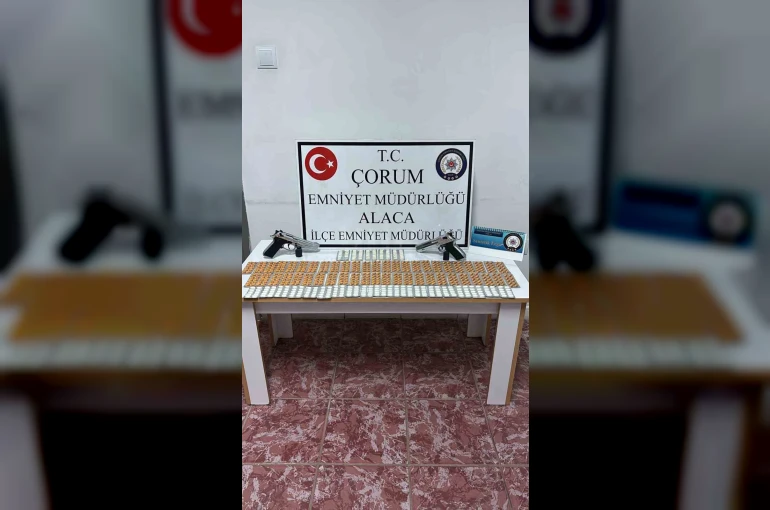 Çorum’da 756 adet sentetik ecza hapı ele geçirildi: 1 tutuklama