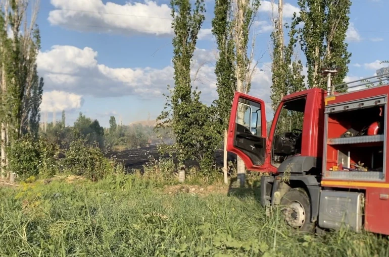 Çorum’da orman yangını