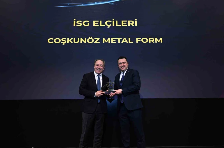 Coşkunöz Metal Form, İSG Elçileri Kategorisinde ödül aldı