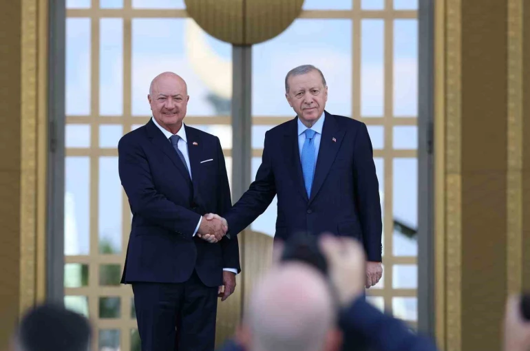 Cumhurbaşkanı Erdoğan, Avusturya Şansölyesi Christian Stocker’i törenle karşıladı