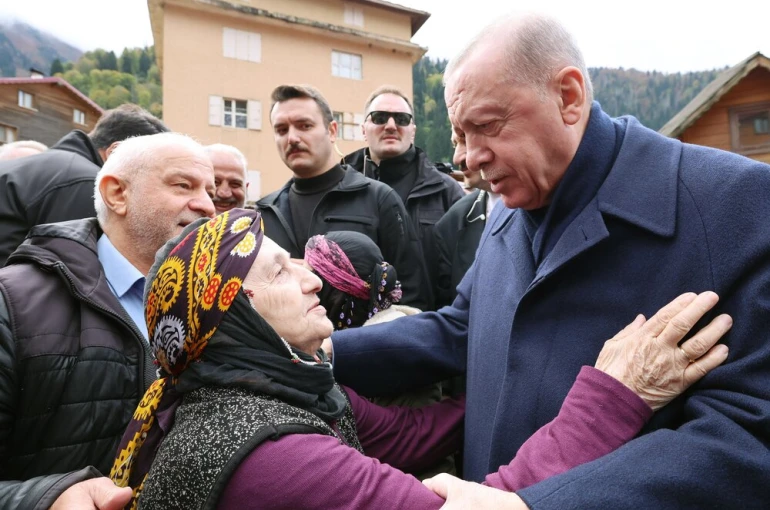 Cumhurbaşkanı Erdoğan Ayder Yaylası'nda