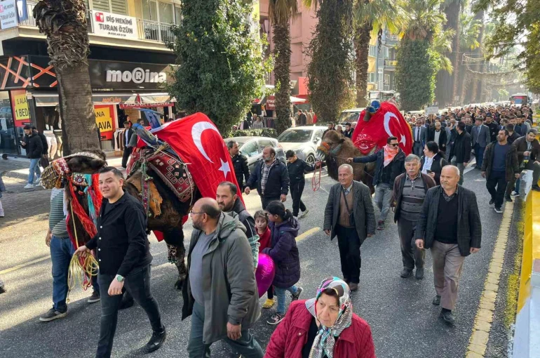 Cumhurbaşkanı Erdoğan, Aydın’da develerle karşılanacak