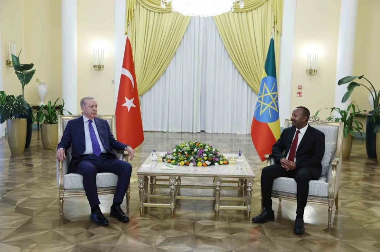 Cumhurbaşkanı Erdoğan, Etiyopya Başbakanı Ahmed Ali ile bir araya geldi