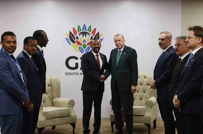 Cumhurbaşkanı Erdoğan, Etiyopya Başbakanı Ali’yi kabul etti