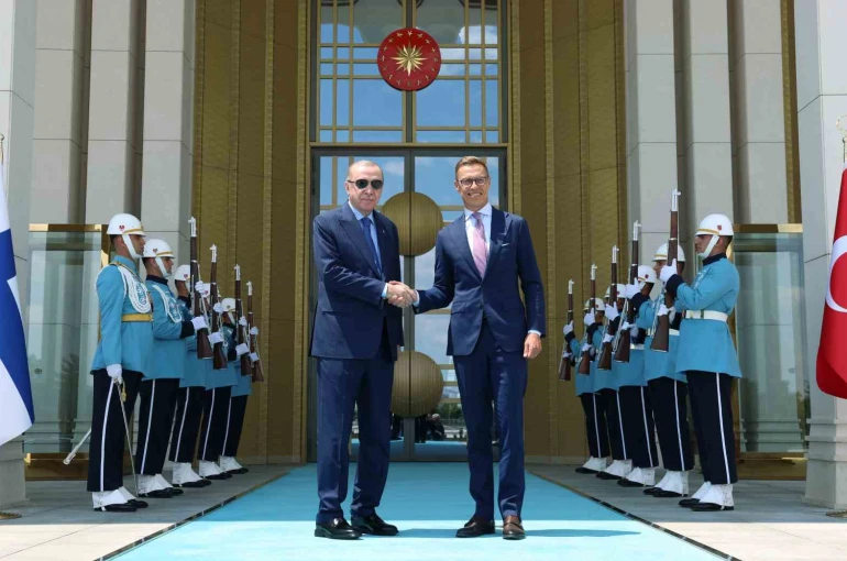 Cumhurbaşkanı Erdoğan, Finlandiya Cumhurbaşkanı Stubb ile görüştü
