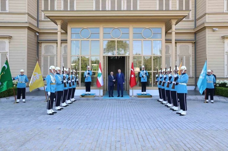Cumhurbaşkanı Erdoğan, Lübnan Başbakanı Selam’ı kabul etti