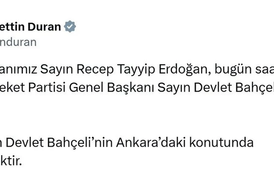 Cumhurbaşkanı Erdoğan, MHP Lideri Bahçeli’yi ziyaret edecek