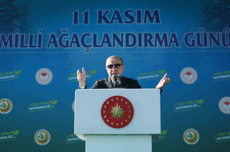 Cumhurbaşkanı Erdoğan: "Son 23 yılda 7 buçuk milyar fidan ve tohumu toprakla buluşturduk"