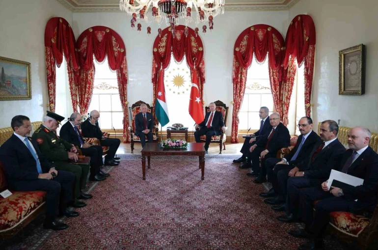 Cumhurbaşkanı Erdoğan, Ürdün Kralı 2. Abdullah ile bir araya geldi