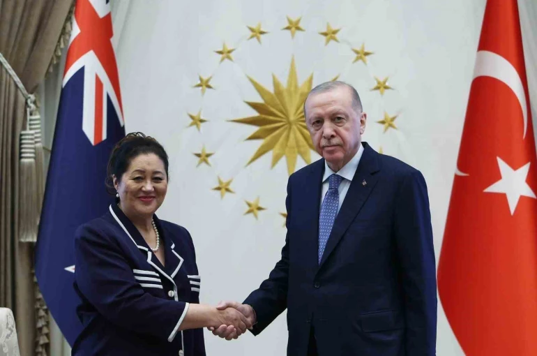 Cumhurbaşkanı Erdoğan, Yeni Zelanda Genel Valisi Kiro’yu kabul etti