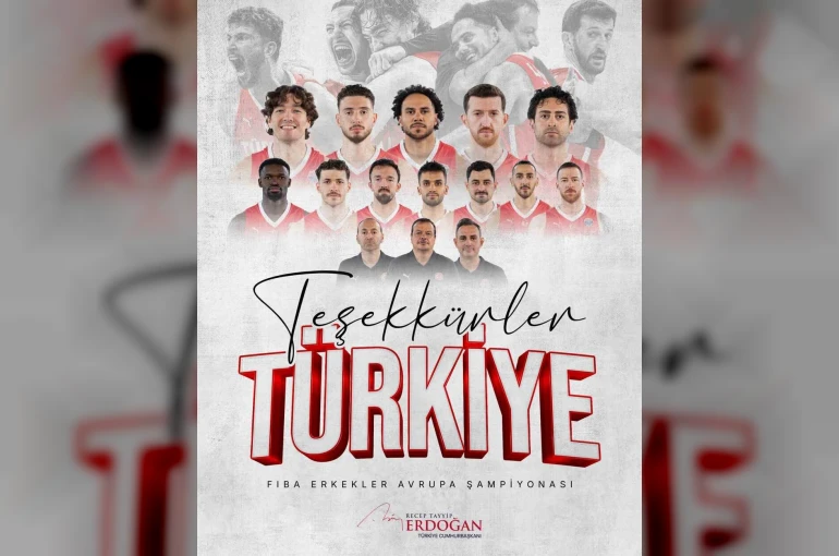 Cumhurbaşkanı Erdoğan’dan A Milli Erkek Basketbol Takımı’na tebrik