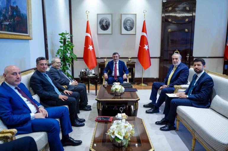 Cumhurbaşkanı Yardımcısı Yılmaz, Lübnan Başbakan Yardımcısı Mitri ile görüştü