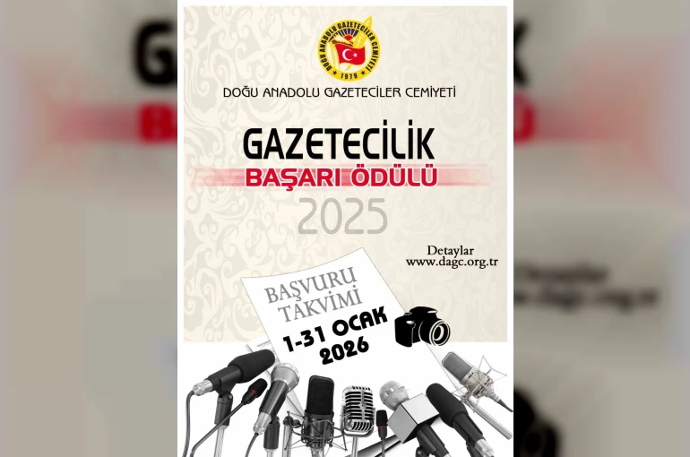 DAGC gazetecileri ödüllendirecek