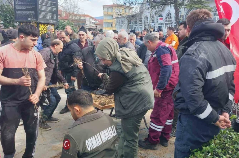 Dağıtılan 2 bin meyve fidesi toprakta hayat bulacak 